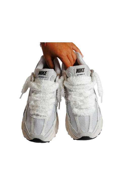 Lacets Fluffy Blanc