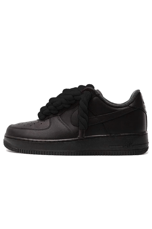 Nike Air Force One Black Rope